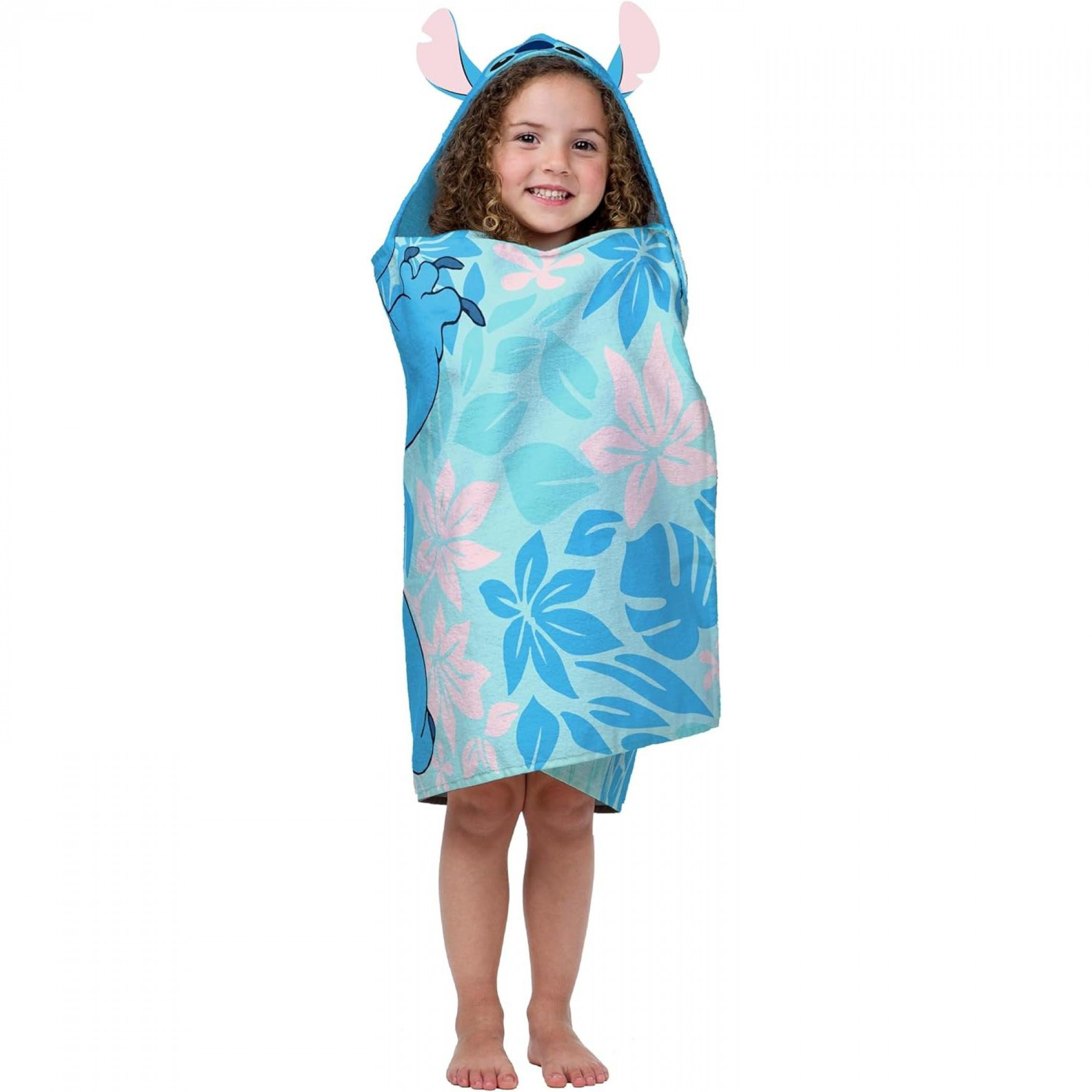 Lilo and Stitch Tropical Flora Hooded Poncho Towel
